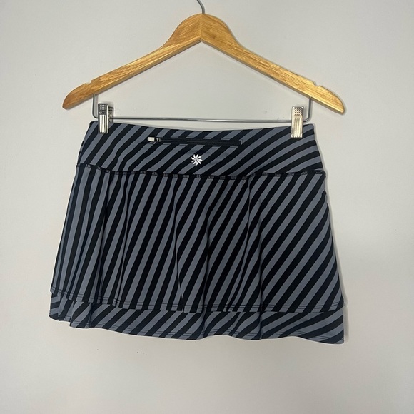 Athleta Swagger Fly By Striped Skort Skirt Small - Picture 4 of 7